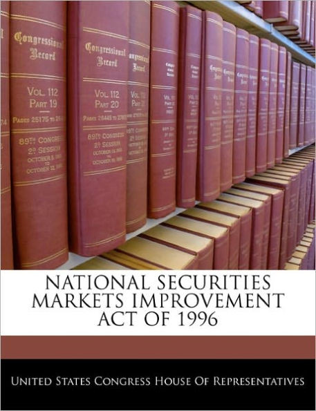 National Securities Markets Improvement Act of 1996