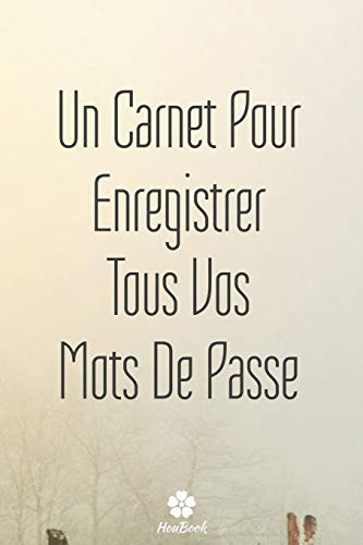 Un Carnet Pour Enregistrer Tous Vos Mots De Passe: Un carnet parfait pour prot?ger tous vos noms d'utilisateur et mots de passe (French Edition)