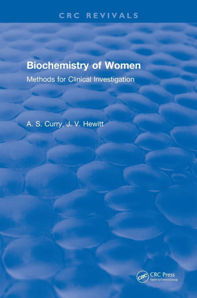 Biochemistry of Women Methods: For Clinical Investigation