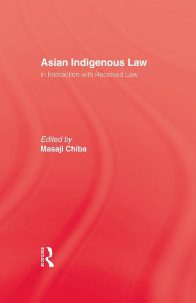 Asian Indigenous Law