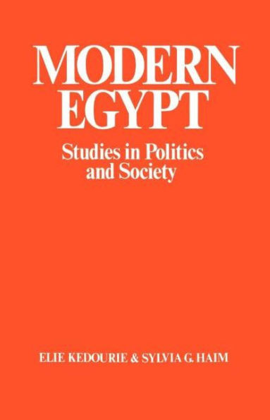 Modern Egypt: Studies in Politics and Society