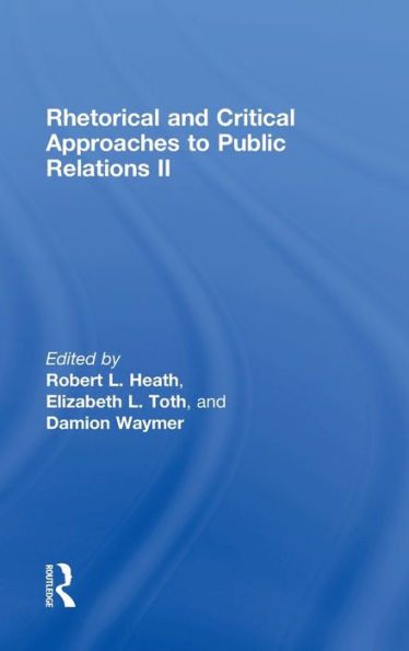 Rhetorical and Critical Approaches to Public Relations II