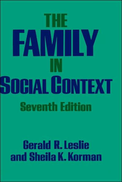 The Family in Social Context