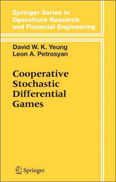 Cooperative Stochastic Differential Games