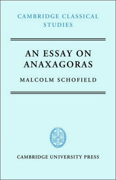 An Essay on Anaxagoras
