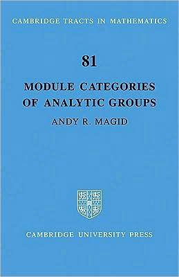 Module Categories of Analytic Groups