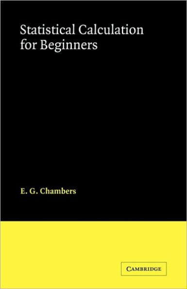 Statistical Calculation for Beginners