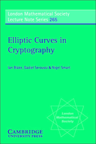 Elliptic Curves in Cryptography