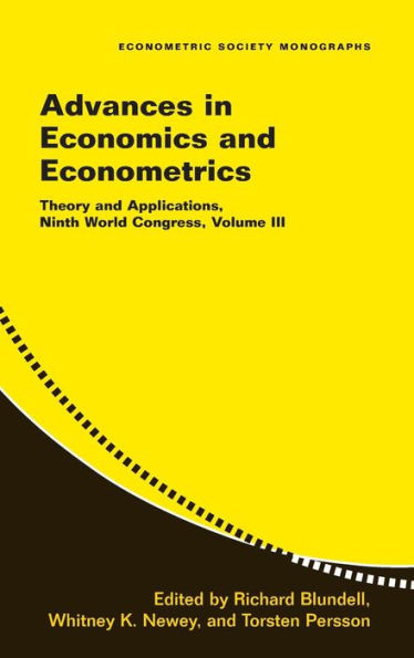 Advances in Economics and Econometrics