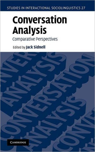 Conversation Analysis: Comparative Perspectives