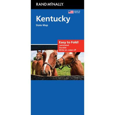 Kentucky Easy to Fold State Map: Kyef