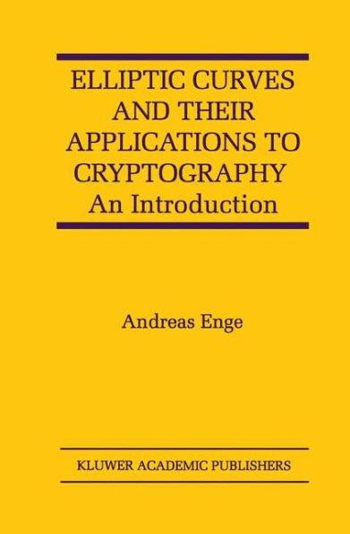 Elliptic Curves and Their Applications to Cryptography: An Introduction
