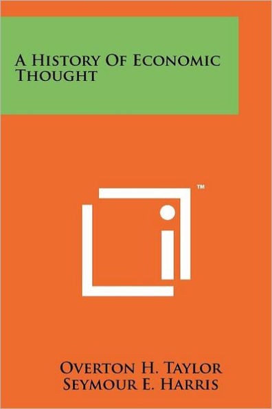A History Of Economic Thought