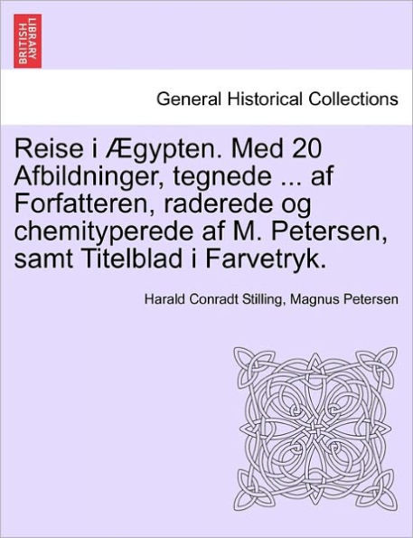 Reise I Ægypten. Med 20 Afbildninger, Tegnede ... AF Forfatteren, Raderede Og Chemityperede AF M. Petersen, Samt Titelblad I Farvetryk.