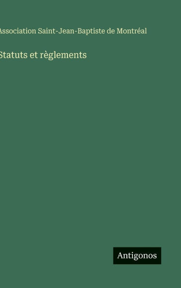 Statuts et rÃ¨glements