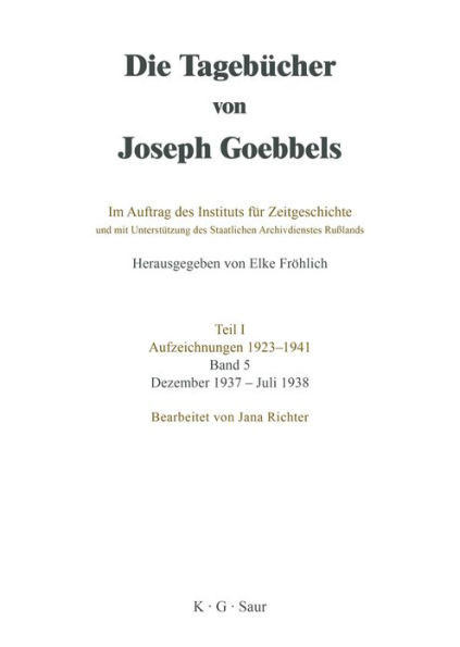 Dezember 1937 - Juli 1938