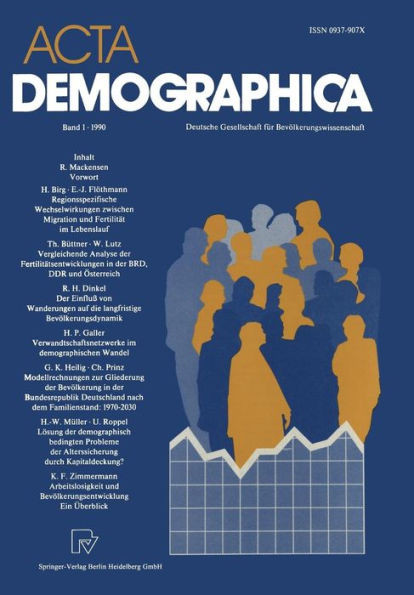 ACTA Demographica: Deutsche Gesellschaft FÃ¼r BevÃ¶lkerungswissenschaft E.V.