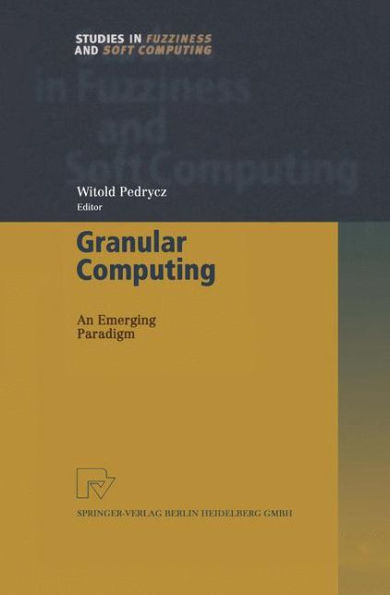 Granular Computing: An Emerging Paradigm