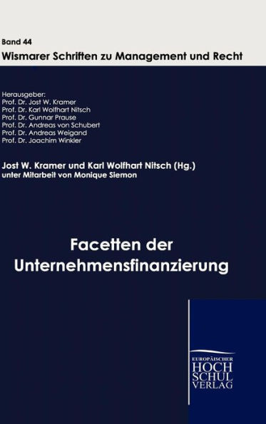 Facetten der Unternehmensfinanzierung
