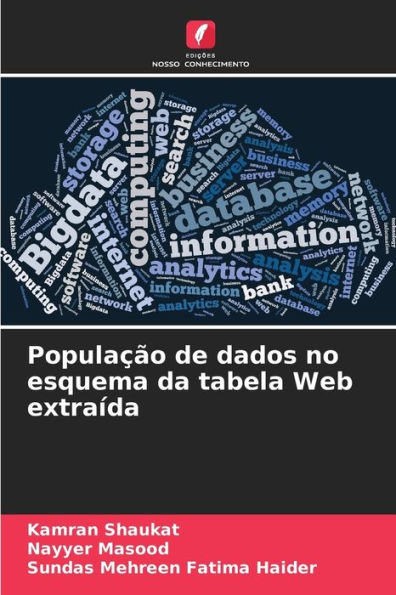 PopulaÃ§Ã£o de dados no esquema da tabela Web extraÃ­da