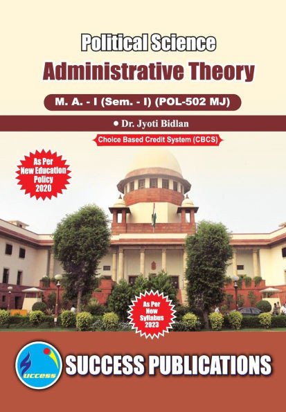 Administrative Theory, First Year, M.A, Sem-I-English