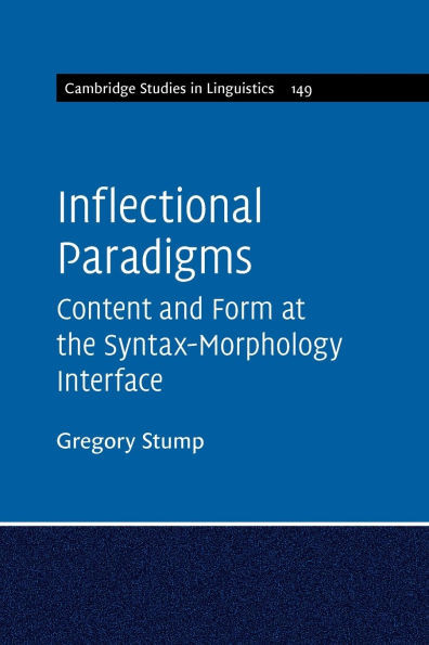Inflectional Paradigms