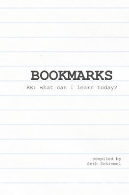 Bookmarks RE: what can I learn today?