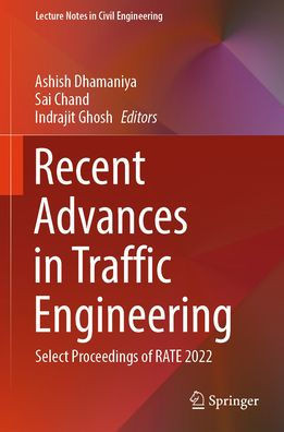 Recent Advances in Traffic Engineering: Select Proceedings of Rate 2022