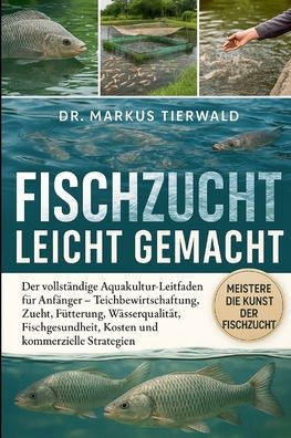 Fischzucht Leicht Gemacht: Der vollständige Aquakultur-Leitfaden für Anfänger Teichbewirtschaftung, Zucht, Fütterung, Wasserqualität, Fischgesundheit,