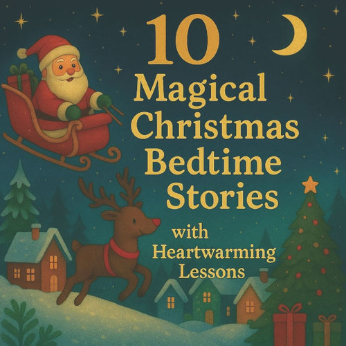 10 Magical Christmas Bedtime Stories with Heartwarming Lessons; beautifully illustrated book perfect for Christmas gift: Enchanting Holiday Tales with
