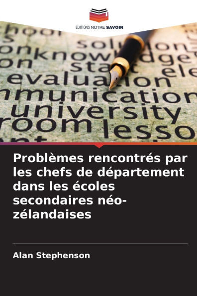 Problèmes rencontrés par les chefs de département dans les écoles secondaires néo-zélandaises