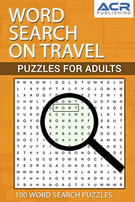 Word Search on Travel : Puzzle For Adults