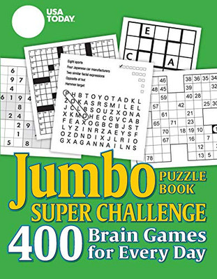 USA TODAY Jumbo Puzzle Book Super Challenge: 400 Brain Games for Every Day (Volume 27) (USA Today Puzzles)