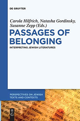 Passages of Belonging : Interpreting Jewish Literatures