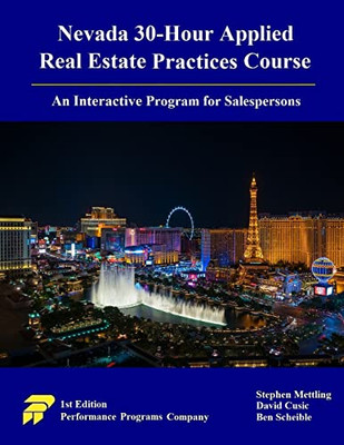 Nevada 30-Hour Applied Real Estate Practices Course : An Interactive Program for Salespersons