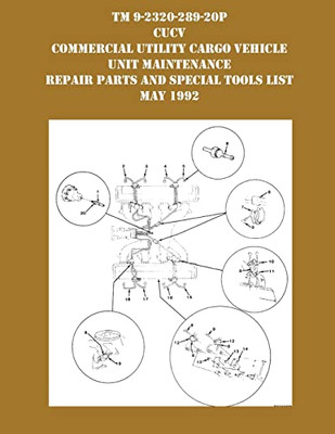 TM 9-230-289-20P CUCV Commercial Utility Cargo Vehicle Unit Maintenance Repair Parts and Special Tools List May 1992