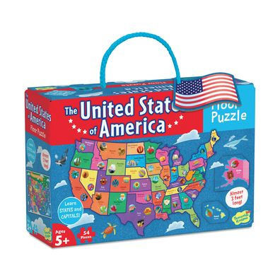 USA Floor Map Puzzle