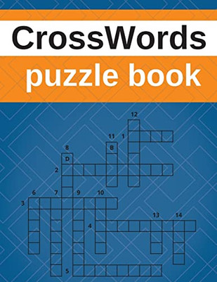 CrossWords puzzle book: Crossword activity puzzle book for adults medium level
