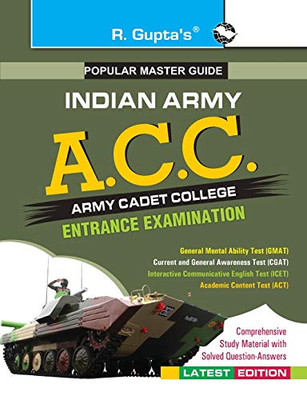 Army Cadet College (ACC) Entrance Exam Guide (Big Size)