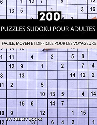 Puzzles sudoku pour adultes (French Edition)
