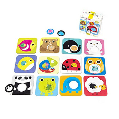 Banana Panda Match The Baby Puzzle Set, Beginner Puzzles & Matching Activity For Kids Ages 18 Months & Up, Multicolor, (Model: 33683)