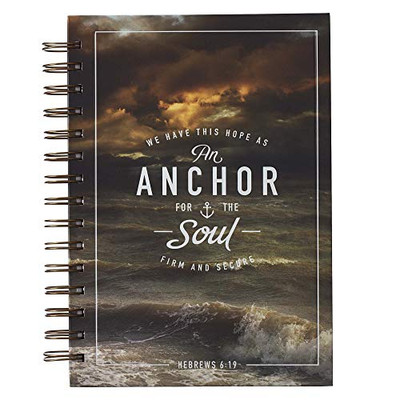 Anchor For the Soul Large Wirebound Journal - Hebrews 6:19