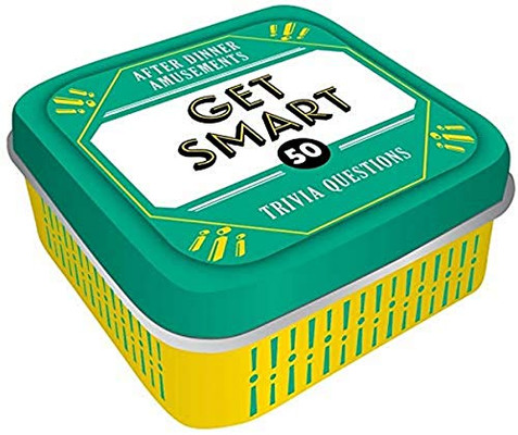 After Dinner Amusements: Get Smart: 50 Trivia Questions (Family Friendly Trivia Card Game, Portable Camping and Holiday Games)