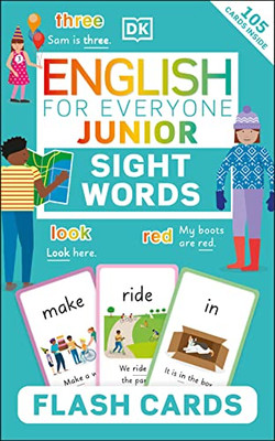 English for Everyone Junior Sight Words Flash Cards