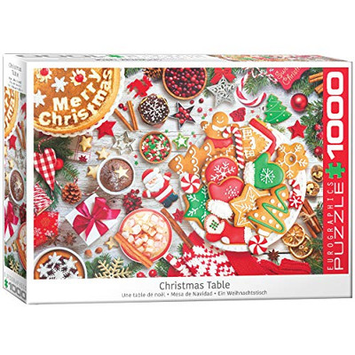 EuroGraphics Christmas Table 1000 Piece Puzzle for Adults