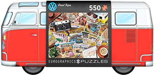 EuroGraphics VW Road Trips 550-Piece Puzzle in Collectible Tin with Poster
