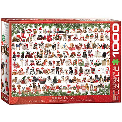 EuroGraphics Christmas Puppies Puzzle (1000 Pieces) (6000-0939)