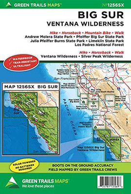 Big Sur Ventana Wilderness, CA No. 208SX (Green Trails Maps)