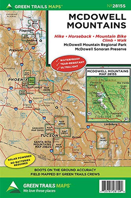 McDowell Mountains, AZ No. 2815S (Green Trails Maps)