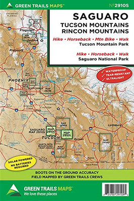 Saguaro, AZ No. 2910S (Green Trails Maps)